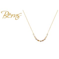 R14179 NECKLACE ELODIE WHITE-LTCTOPAZ.SH GO