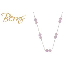 R14186 NECKLACE ELINA LTROSE-ROSE.W.OPAL SS
