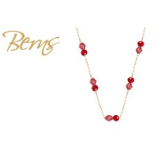 R14191 NECKLACE ELINA RED-I.PINK GO