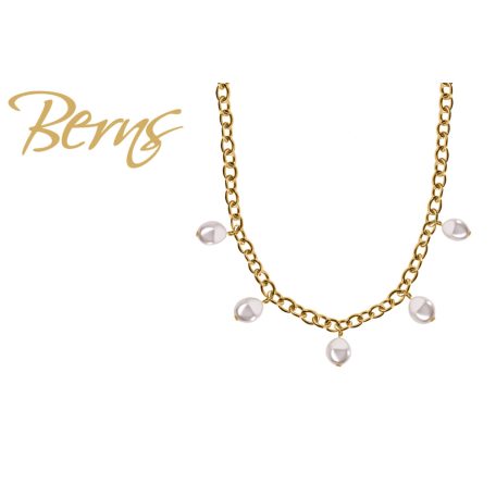 R14193 NECKLACE DOROTHEA WHITE GO