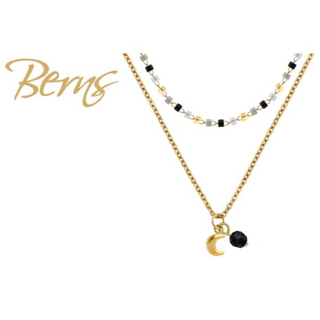R14194 NECKLACE SOLARIS MOON JET GO