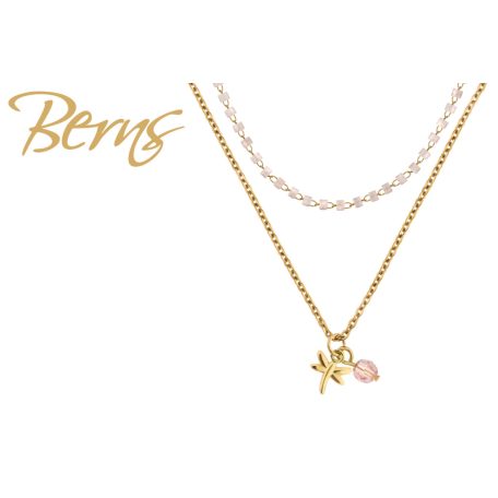 R14196 NECKLACE SOLARIS DRAGONFLY VROSE GO