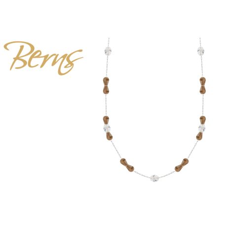 R14203 NECKLACE GLORY CRY-LATTE SS
