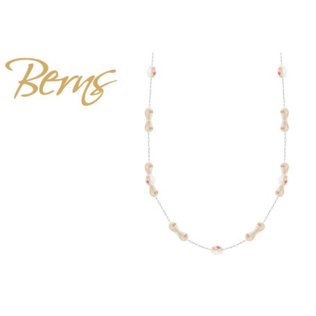 R14206 NECKLACE GLORY AB-CREAM SS