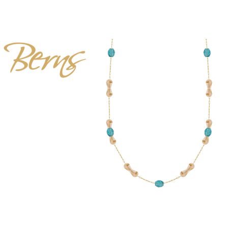 R14211 NECKLACE GLORY BLZIRCON-GOLD GO