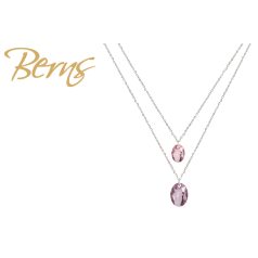 R14212 NECKLACE TILLY LTAMETHYST-LTROSE SS