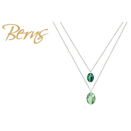 R14214 NECKLACE TILLY PERIDOT-EMERALD SS