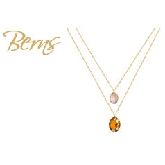 R14218 NECKLACE TILLY TOPAZ-GSHA GO