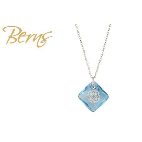R14221 NECKLACE LETICIA S-AQUA SS