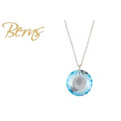 R14223 NECKLACE LETICIA R-AQUA.SH SS
