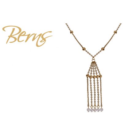 R14233 NECKLACE VALENTINA WHITE GO