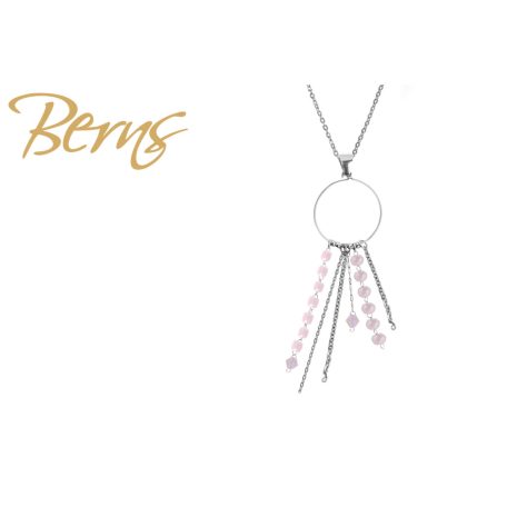R14237 NECKLACE PEACH LTROSE SS