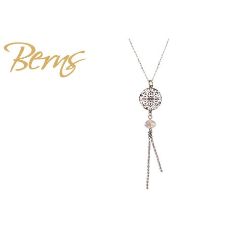 R14244 NECKLACE MANDALA CRY.SH SS