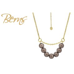 R14309 NECKLACE LIORA BROWN GO