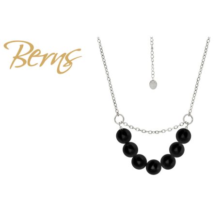 R14314 NECKLACE LIORA MBLACK SS