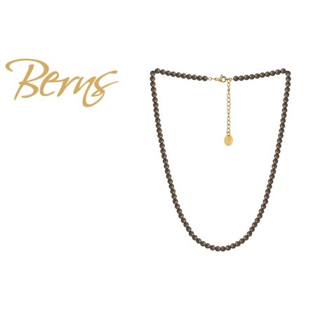 R14321 NECKLACE LIORA-P BROWN GO