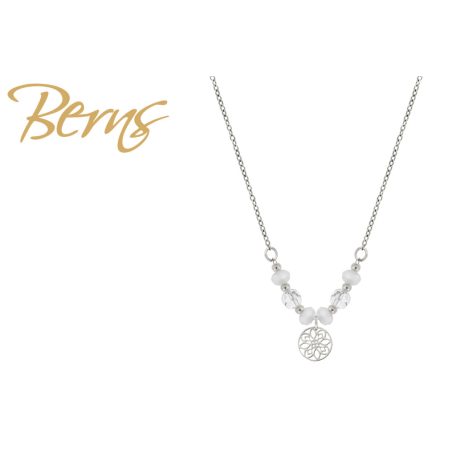 R14343 NECKLACE ROSELLE WHITE-CRY SS