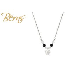 R14347 NECKLACE ROSELLE WHITE-JET SS
