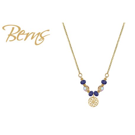 R14348 NECKLACE ROSELLE NAVY GO