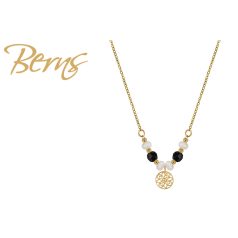 R14350 NECKLACE ROSELLE BEIGE-JET GO