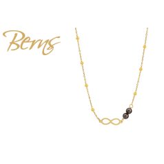 R14378 NECKLACE INFINITA BROWN GO