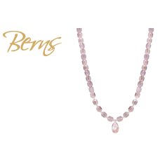 R14382 NECKLACE MIDNIGHT ROSE SS
