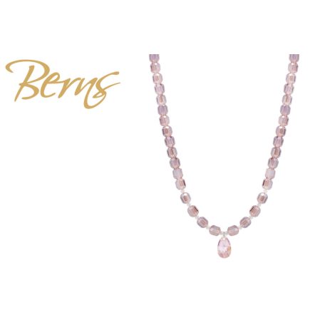 R14382 NECKLACE MIDNIGHT ROSE SS