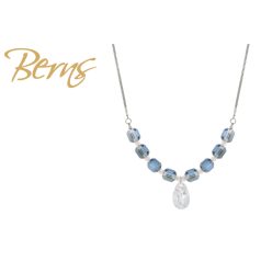 R14383 NECKLACE MIDNIGHT BLUE S" SS"