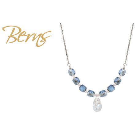 R14383 NECKLACE MIDNIGHT BLUE S" SS"