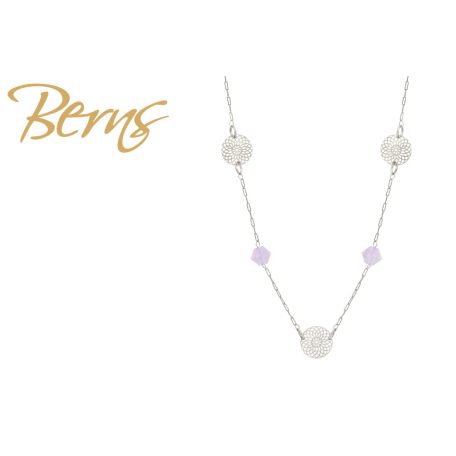 R14388 NECKLACE FLORIN ROSE.W.OPAL.SH SS