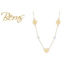R14391 NECKLACE FLORIN WH.OPAL.SH GO