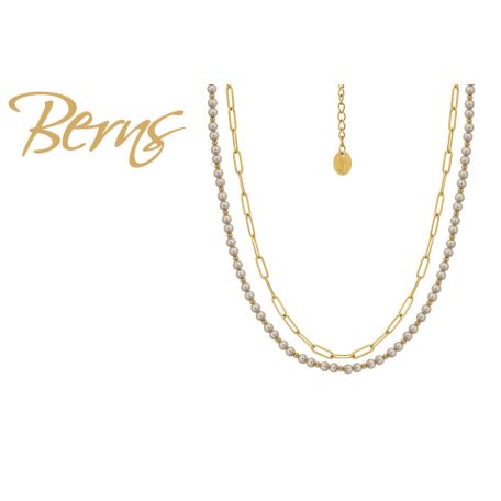 R14409 NECKLACE DORELL PLATINUM GO