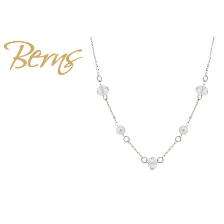 R14411 NECKLACE MIRIANA WHITE-CRY SS