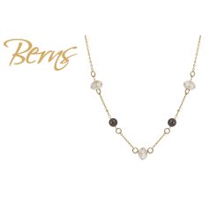 R14416 NECKLACE MIRIANA BROWN-GSHA GO