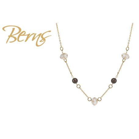 R14416 NECKLACE MIRIANA BROWN-GSHA GO
