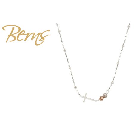 R14419 NECKLACE BLESSING PLATINUM SS