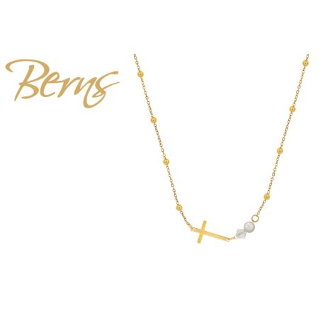 R14424 NECKLACE BLESSING WHITE GO