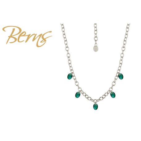 R14427 NECKLACE SOLENE EMERALD SS