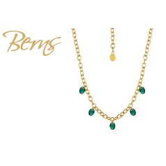 R14433 NECKLACE SOLENE EMERALD GO