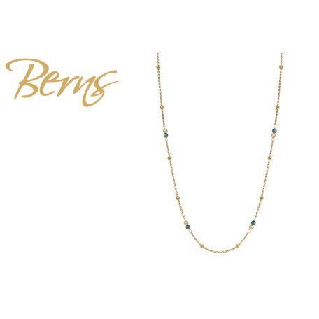 R14452 NECKLACE PEARLINA PETROL GO