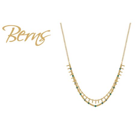 R14466 NECKLACE CLAT EXTRA EMERALD GO