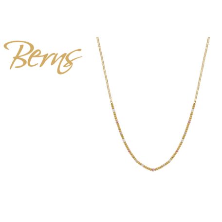 R14476 NECKLACE CLAT RPEACH.SH GO