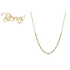 R14477 NECKLACE CLAT EMERALD GO