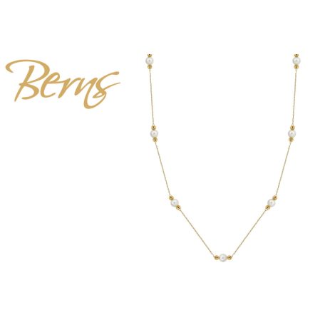 R14502 NECKLACE ELSA CREAM GO