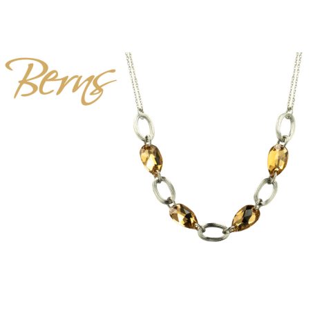 R14511 NECKLACE LUNEL LTCTOPAZ SS