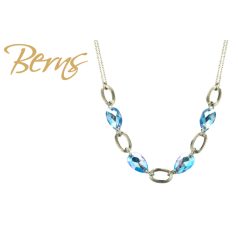 R14512 NECKLACE LUNEL LTSAPPHIRE.SH SS