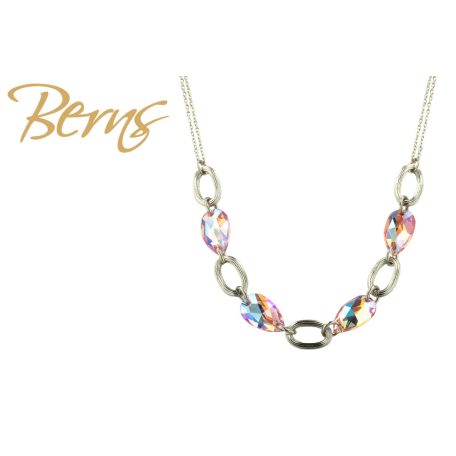 R14513 NECKLACE LUNEL LTROSE.SH SS