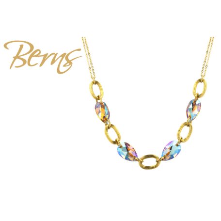 R14517 NECKLACE LUNEL LTCTOPAZ.SH GO