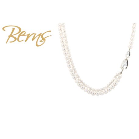 R14519 NECKLACE ESSENCE WHITE-CRY SS
