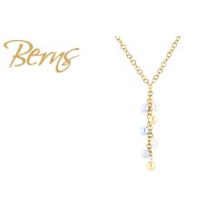 R14561 NECKLACE SORELLA LTBLUE GO